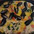 のりじん's cooksnap of when they made ホットプレートで簡単に！パエリア＾＾.
