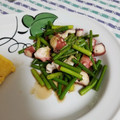 カバゴン's cooksnap of when they made ✿タコとニンニクの茎炒め＠山椒風味✿.