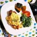 ぐりtoぐら's cooksnap of when they made シャキシャキッ♪水菜とカニカマの和え物.