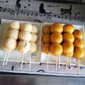 にこちゃん02's cooksnap of when they made 柔らかもちもち♡豆腐入りのみたらし団子.