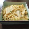 Ｐ子ママ's cooksnap of when they made 筍の柚子こしょうパスタ.