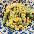 zuwanko♪'s cooksnap of when they made きぬさやといり卵のサラダ.