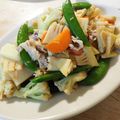 3life's cooksnap of when they made カリフローレとタケノコのオイスター炒め.