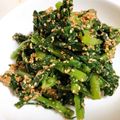 あんまかろん☆'s cooksnap of when they made レンジで簡単♪菊菜（春菊）のごま和え.