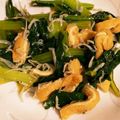 みーちーこー's cooksnap of when they made ★じゃこ入り★小松菜と油揚げの炒め煮.