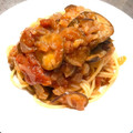 クック7HYE2P☆'s cooksnap of when they made トマト缶で簡単＆本格トマトとなすのパスタ.