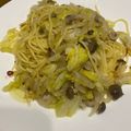 とまともみっくす's cooksnap of when they made 簡単☆アンチョビと春キャベツのパスタ.