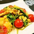 アイリッシュショコラ's cooksnap of when they made ミニトマトと豆苗と卵の炒め物.