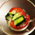 307号室's cooksnap of when they made トマトと胡瓜のマリネ.