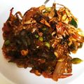 ムー民63's cooksnap of when they made 渡り蟹とカニカマで！簡単チリクラブ.