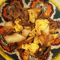 花に嵐's cooksnap of when they made 牛肉と長ねぎと卵のすき炒め.