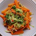 ねごぉ★'s cooksnap of when they made 豆苗とにんじんのお手軽ナムル.