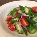 みそじーさん's cooksnap of when they made トマトとオクラのノンオイル和風サラダ♪♪.