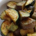 聖まま３'s cooksnap of when they made ナスとズッキーニのカレーソテー.