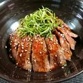 プニのふ04's cooksnap of when they made 元ハンバーグ職人！肉に溺れたステーキ丼！.