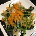 りとのっぺ's cooksnap of when they made もやし と ほうれん草 の ナムル.