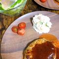 KaOrU＊°'s cooksnap of when they made とろ～り豚肉チーズinハンバーグ！！.