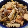 ゆみらんたん's cooksnap of when they made ツワブキと豚肉の煮物.