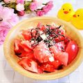 ももちゃんのれしぴ's cooksnap of when they made トマトの冷たいサラダ.