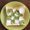 kitchenSRH's cooksnap of when they made アボチで簡単かわいい♡ウェーブトースト.