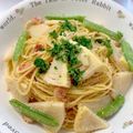 ♡まあや♡'s cooksnap of when they made 筍と明太子簡単パスタ.