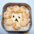 yukanosuke's cooksnap of when they made ★フラワー(≖益≖)♡キャラ弁★.