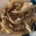 チェリー☆ブロッサム's cooksnap of when they made 包丁まな板不要！舞茸と豚ひき肉の焼うどん.