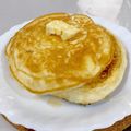 o0frail0o's cooksnap of when they made 材料2つ☆卵なしふわふわホットケーキ！.