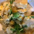 クックDAOELB☆'s cooksnap of when they made チーズと豆腐入り親子丼 麺つゆで簡単.