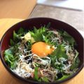 caruga's cooksnap of when they made 釜揚げしらす丼：シンプルな基本のスタイル.