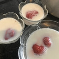 みにー2020's cooksnap of when they made 簡単♪いちご牛乳寒天.