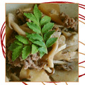 ＭＡＹＯＭＡＹＯ　's cooksnap of when they made 牛肉ごぼうとたけのこの山椒煮.
