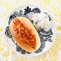 クココ♪♪'s cooksnap of when they made チリドッグ.