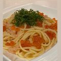 ナオミキッチン's cooksnap of when they made 男が惚れる酒の友【いくらの和風パスタ♡】.
