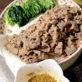 youshizu's cooksnap of when they made 自家製ごまダレで牛肉と水菜のしゃぶしゃぶ.