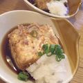 Omamama's cooksnap of when they made カリッとサクッと♪ジャコとおかかで揚げだし豆腐.