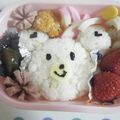3姉妹ちゃんママ's cooksnap of when they made アレンジ自在･簡単クマちゃんキャラ弁.