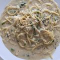 かせぃじん's cooksnap of when they made トロロ長芋カルボナーラ風パスタ.