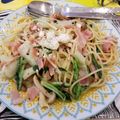 LoveVegas's cooksnap of when they made 白菜の和風パスタ(人´ω｀*).
