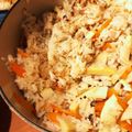 asuuumomo's cooksnap of when they made ルクルーゼで簡単タケノコご飯.