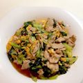 ナチュラリストちん's cooksnap of when they made 豚こまと小松菜のオイスターソース炒め.