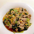ナチュラリストちん's cooksnap of when they made 豚こまと小松菜のオイスターソース炒め.