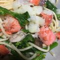 クックP1KHBL☆'s cooksnap of when they made 菜の花の和風パスタ.