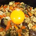 ょわにさく's cooksnap of when they made 即席☆豚ひきと野菜のそぼろ丼☆.