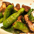 quwaji's cooksnap of when they made ししとうと椎茸の味噌柚子胡椒和え.