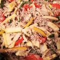 ステマム子♡♡'s cooksnap of when they made ひき肉でチンジャオロース.