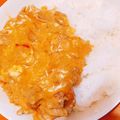 mmrmzk's cooksnap of when they made とろ～り卵とチーズの豚たまチーズカレー丼.