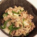FrankAM's cooksnap of when they made バター醤油味☆牛肉きのこ丼.