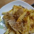 はらピーナッツ's cooksnap of when they made 焼き竹の子おかかのせ.