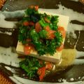 ヤムソムオー's cooksnap of when they made 簡単！トマトとパクチーのエスニック冷奴.